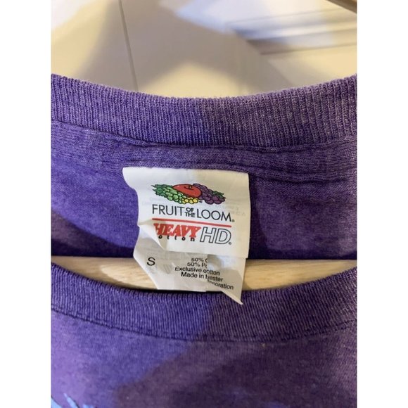 BACK TO THE FUTURE PURPLE T-SHIRT SZ S DON'T FLUX WITH ME - Picture 2 of 8